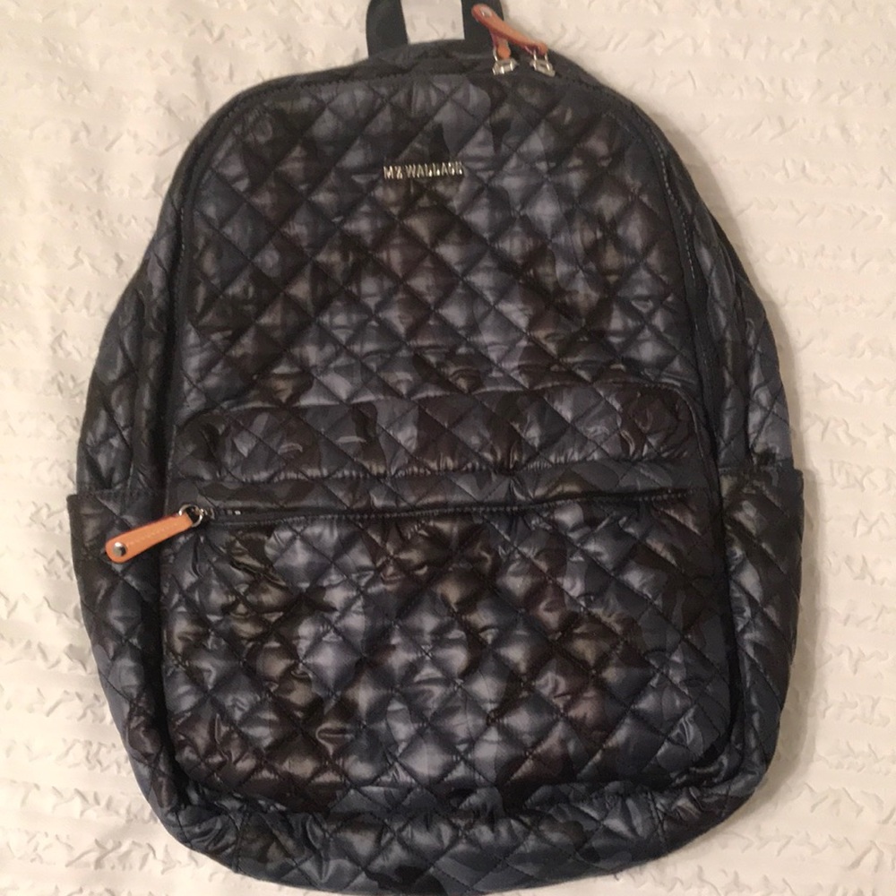 mz wallace metro backpack in blue camo